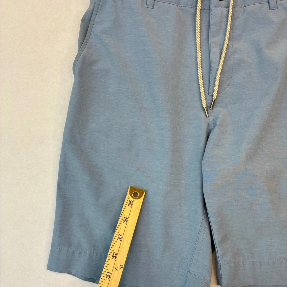 Faherty All Day Shorts Mens 30 Blue Hybrid Quick Dry Stretch‎ performance